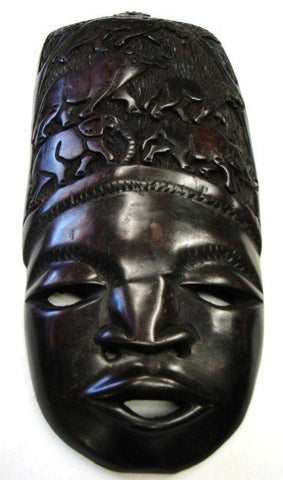 African Mask -  Black